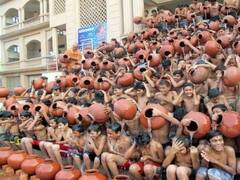 જૂનાગઢઃ હાડ થીજવતી ઠંડીમાં વિદ્યાર્થીઓએ કર્યું માઘ સ્નાન, જુઓ વીડિયો