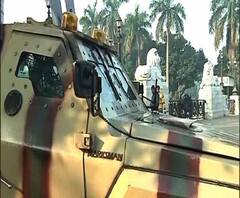  বর্ষবরণে কড়া নিরাপত্তা শহর জুড়ে, দেখুন ভিক্টোরিয়ার সামনে সুরক্ষাব্যবস্থার ছবি