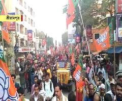 নাগরিক আইনের সমর্থনে শ্রীরামপুর থেকে শেওড়াফুলি পর্যন্ত বিজেপির মিছিল, হাঁটলেন দিলীপ ঘোষ, ঝালদাতেও মিছিল
