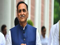 Vijay Rupani walks away when asked about deaths of infants