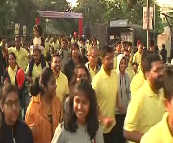 Nashik Marathon | नाशिक रन चॅरिटोबल ट्रस्टतर्फे मॅरेथॉनचं आयोजन | ABP Majha