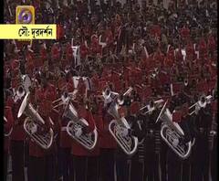 দেখুন, আজ রাজধানীতে 'বিটিং দ্য রিট্রিট' অনুষ্ঠানের ঝলক 