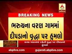 ભરુચઃ વરણ ગામમાં વૃદ્ધા પર દીપડાએ કર્યો હુમલો, જુઓ વીડિયો