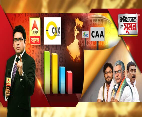 ঘণ্টাখানেক সঙ্গে সুমন (২৪.০১.২০): সিএএ থেকে এনআরসি। কী চাইছেন বাংলার মানুষ? কী ভাবছেন আপনি? এই প্রথম শুধু পশ্চিমবঙ্গে সমীক্ষা। এবিপি আনন্দ-সিএনএক্স যৌথ জনমত সমীক্ষা।