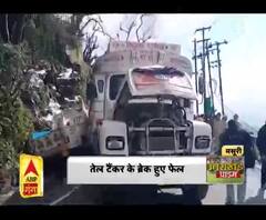 मसूरी- देहरादून रोड पर बड़ा हादसा
