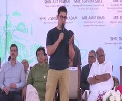 Aamir Khan | कृषी प्रदर्शनातील मुलाखतीत पाणी फाऊंडेशनच्या कामावर आमिर खान काय म्हणाला? | बारामती | ABP Majha 