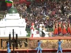 Uttar Pradesh's tableau on 'Culture & Religious Tourism' at R-Day Parade 