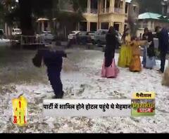 सफेद हुई पहाड़ों की रानी