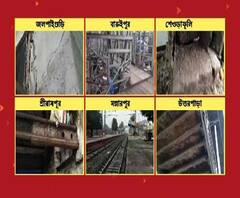 দেখুন, রাজ্যের একাধিক স্টেশনের বেহাল অবস্থার ছবি