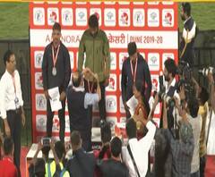 Maharashtra Kesari | महाराष्ट्र केसरी स्पर्धेत पहिल्या दिवशी थरार, हनुमंत पुरीचं तिहेरी यश | ABP MAJHA