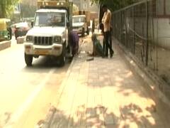 Namaste Trump: Melania Trump दौरे से पहले Delhi school के रास्ते में तैयारियां जोरों पर