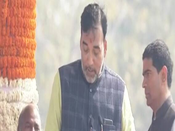 Gopal Rai ने ईश्वर की जगह पर आजादी के शहीदों के नाम पर शपथ ली