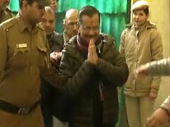 Delhi Election: Kejriwal along with his family arrive at polling booth to cast vote