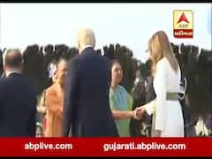 આગરા ખાતે અમેરિકન પ્રેસિડેન્ટ ટ્રંપનું કોણે કોણે કર્યું સ્વાગત, જુઓ વીડિયો