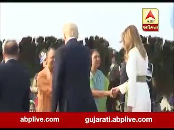 આગરા ખાતે અમેરિકન પ્રેસિડેન્ટ ટ્રંપનું કોણે કોણે કર્યું સ્વાગત, જુઓ વીડિયો