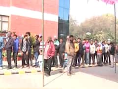 Delhi Election 2020: Long queues outside Dwarka polling booth