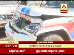 વડોદરાઃ પોલીસની PCR વાન પર લૂંટારુઓએ ટ્રક ચઢાવી દીધો, જુઓ વીડિયો