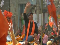 Sunny Deol ने Uttam Nagar विधानसभा सीट पर BJP प्रत्याशी के लिए किया रोड शो
