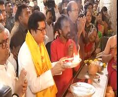 MNS अध्यक्ष राज ठाकरे पुण्यातील दगडूशेठ हलवाई गणपतीच्या दर्शनाला | ABP Majha