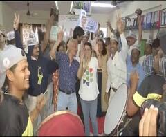 Delhi Elections Result 2020 | मुंबईतील पक्ष कार्यालयात आपचं सेलिब्रेशन | ABP Majha