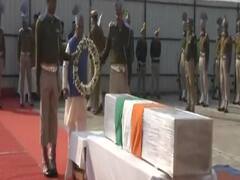CRPF जवान को शहादत, श्रीनगर में शहीद रमेश रंजन को सुरक्षाबल ने श्रद्धांजलि दी 
