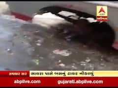 મોડાસામાં રોડ પર દોડી રહેલી ST બસનું ટાયર નીકળી ગયું, જુઓ વીડિયો