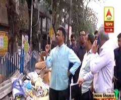 টালিগঞ্জে ভাঙা বাস, মুদিয়ালিতে জঞ্জাল, শহর পরিদর্শনে বেরিয়ে পরিচ্ছন্নতা নিয়ে রেলকে কটাক্ষ মেয়রের