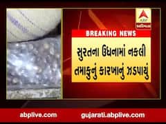 સુરતમાં ડુપ્લીકેટ તમાકુંનું કારખાનું ઝડપાયું, જુઓ વીડિયો