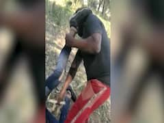 MP: Gangster beats the witness in Jabalpur, video goes viral