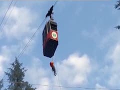 Five travelers stuck on ropeway rescued in Nainital