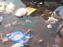 અમદાવાદઃ ચાંદલોડિયામાં પાણીની લાઈનમાં લિકેજ, જુઓ વીડિયો