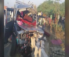 Telangana Accident | देवदर्शनाला निघालेल्या भक्तांवर काळाचा घाला, तेलंगणामधील अपघातात तिघांचा मृत्यू, 8 जखमी