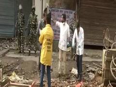 Delhi: Forensic team collects samples from Chand Bagh