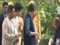 Priyanka Gandhi Vadra's son Raihan steps out to vote for the first time