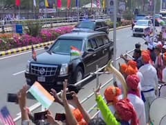 નમસ્તે ટ્રંપઃ અમેરિકન પ્રેસિડેન્ટનું રંગારંગ કાર્યક્રમથી અમદાવાદમાં સ્વાગત, જુઓ વીડિયો