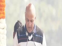 Manish Sisodia takes oath as minister in Kejriwal Cabinet