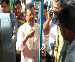 Rajendra Shingane | अन्न आणि औषधप्रशासन मंत्री राजेंद्र शिंगणे यांनी लुटला पाणीपुरीचा आस्वाद! 