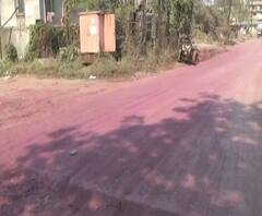 Dombivali Pollution | हिरवा पाऊस, ऑरेंज पाऊस आता गुलाबी रस्ता, एमआयडीसीतील रस्त्यांवर केमिकल | ABP Majha