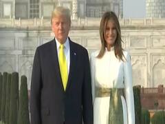Trump & Melania's beautiful moments at Taj Mahal | ABP Special 