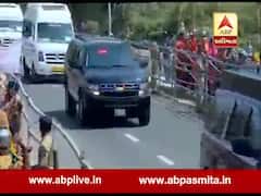 નમસ્તે ટ્રંપઃ ટ્રંપ ગાંધી આશ્રમથી મોટેરા જવા નીકળ્યા, જુઓ વીડિયો