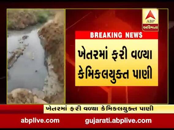 સુરત: કોસંબા નજીક મહુવેજના ખેતરમાં કેમિકલયુક્ત પાણી ફરી વળતા પાકને નુકસાનની આશંકા, જુઓ વીડિયો 