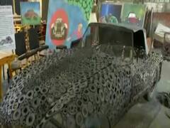 Jaipur: Auto Expo में गाड़ियों की अनोखी प्रदर्शनी, कचरे से सजाई गई गाड़ियां