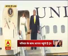 आगरा पहुंचे डोनाल्ड ट्रंप,ताज का दीदार करने 