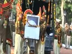 Delhi: Mortal remains of Ratan Lal reaches Police Line
