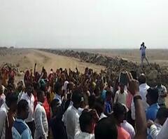 Navi Mumbai Airport | प्रकल्पग्रस्तांचं सिडको विरोधात आंदोलन, नवी मुंबई विमानतळाचं काम बंड पाडलं