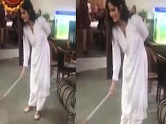 Katrina Kaif turns cleaner on 'Sooryavanshi' sets