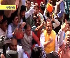 সিঁথি থানায় ব্যবসায়ীর মৃত্যু, বিজেপির থানা ঘেরাও কর্মসূচি ঘিরে উত্তেজনা, পুলিশের সঙ্গে ধস্তাধস্তি