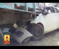 अल्मोड़ा- कार की ट्रक से टक्कर