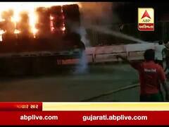 ભાવનગરઃ ટ્રકમાં અચાનક ફાટી નીકળી આગ, કોઈ જાનહાની નહીં