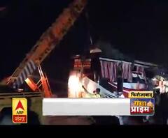 फिरोजाबाद: ट्रक से टकराई डबल डेकर बस, 14 लोगों की मौत